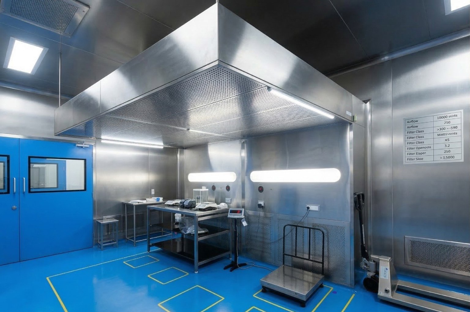 Advanced clean air filtration equipment for contamination control
