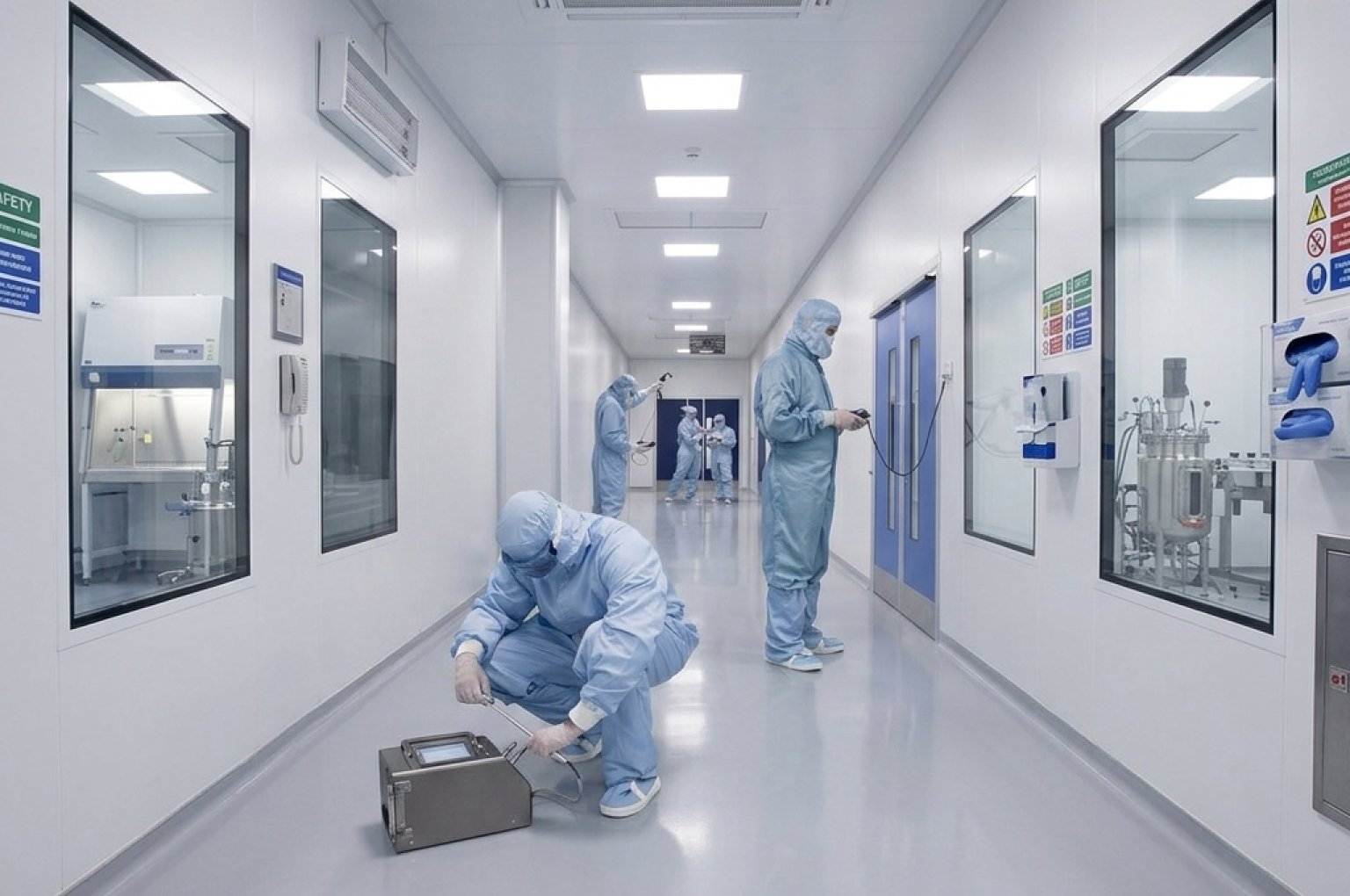 GMP validation and cleanroom commissioning services